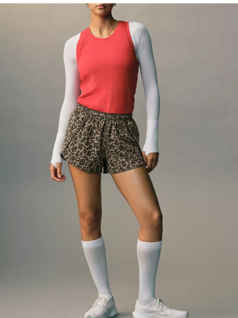 Lululemon swiftly leopard short